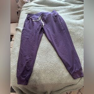 Figs purple scrub pants